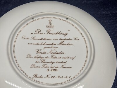 Vintage Kaiser Porcelain West Germany Collector's Plate