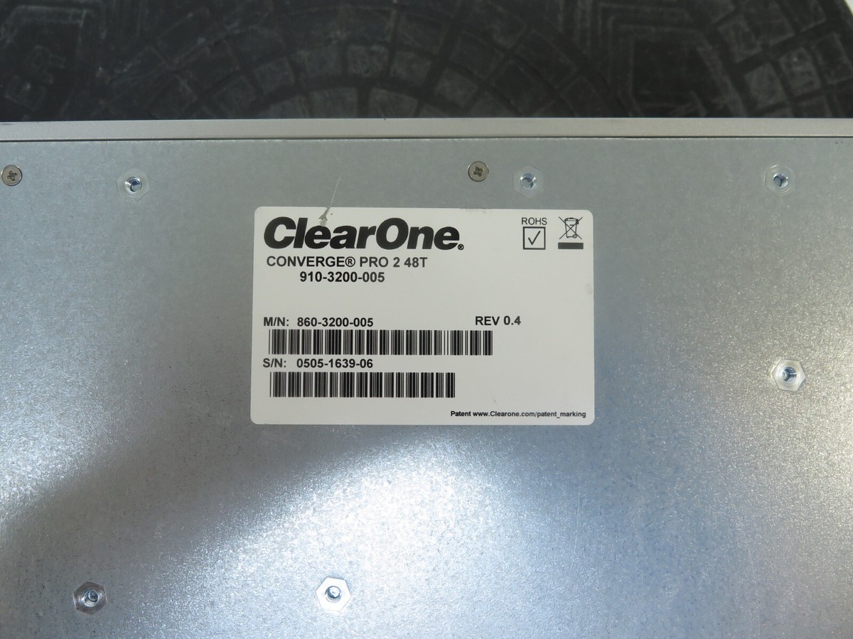 美品Clear One Converge Pro 2 48T 動作品 CONVERGE® Pro 2 48T | Mic automixer | Telco interface | ClearOne