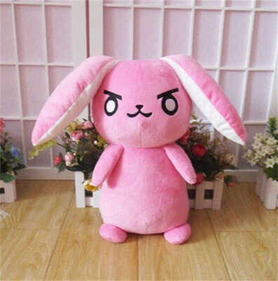 Overwatch DVA Rabbit Plush Doll Stuffed Toy Gift Cute Anime Plushie Collect 53CM - Image 1 of 4