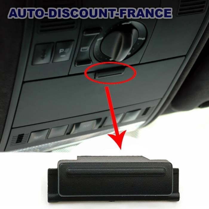 Couvercle boite a rangement lunette plafonnier habitacle de toit Porsche Cayenne ABS