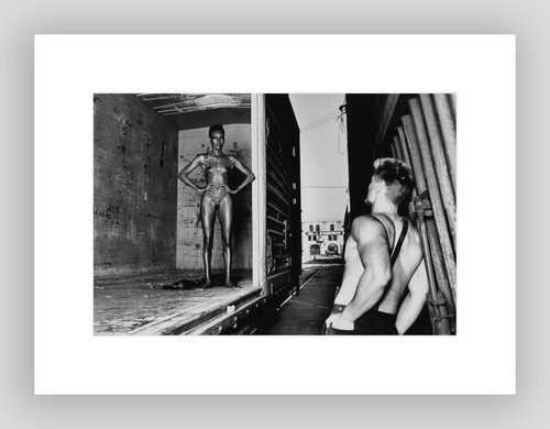 VTG Helmut Newton Print Grace Jones Nude Photogravure Engraving 1985