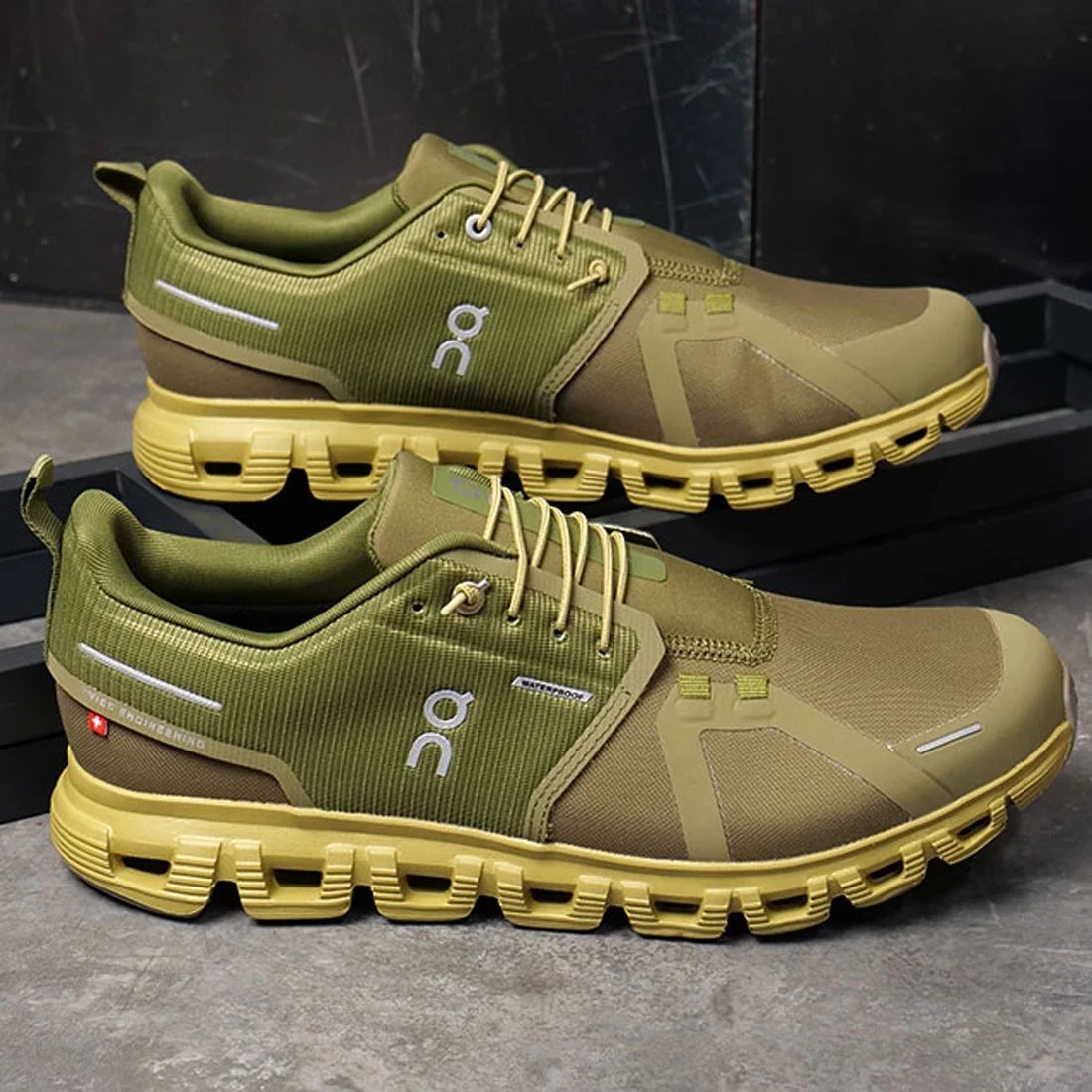 On Running Cloud 6 Waterproof Olive Safari 3MF10062231 Men New | eBay