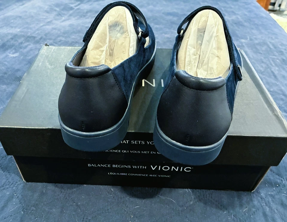 Vionic Uptown Mary Jane - talla 10M - azul marino Foto 2 de 4