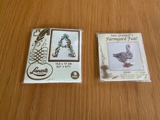 Two Small Cross Stitch Sewing Kits. Lanarte and Jane Greenoffs.