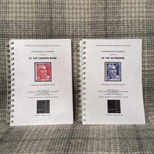 The Marianne of Gandon, Volume VI & VII | FRENCH - 15F Carmin-Rose & Outremer