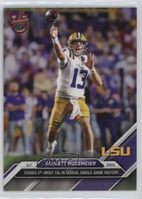 2024 Bowman U Now /608 Garrett Nussmeier #11 sq3