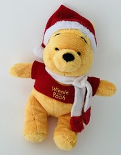 5819🌟25cm Doudou Peluche Noël Winnie L'ourson Disney Nicotoy The Pooh