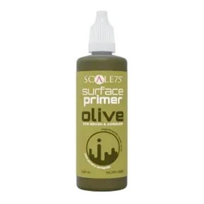 Scale75 PRIMER SURFACE OLIVE Bottle (60 mL) | englisch | SCALE75 PAINTS