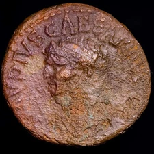 *Lucernae* Claudius I As SC Minerva Rome 41-50 A.D.