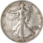 1917-D Reverse Walking Liberty Half