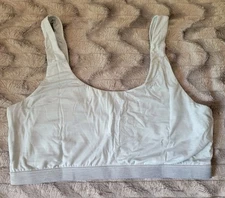 Allbirds Womens XL Sports Bra Bralette Peppercorn Merino Wool Blend Wire Free