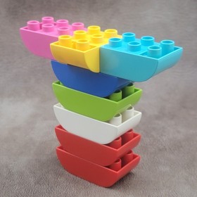 8 DUPLO Lego Bricks Slope Inverted 98224 98252 Toy Kid Preschool Daycare Pretend