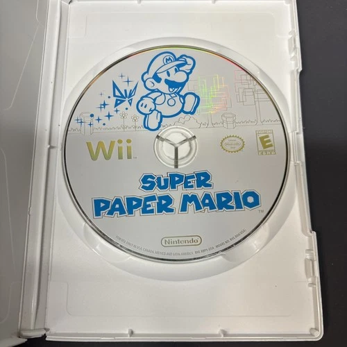 Super Paper Mario (Nintendo Wii) Disc Only Fast Ship