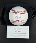 WILL SMITH SIGNED OFFICIAL MLB BASEBALL W/ FANATICS CERT AUTO DODGERS (B)