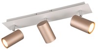 Trio Deckenleuchte Marley 802400365 Coffee, 3 X GU10, Max. Je 35 W