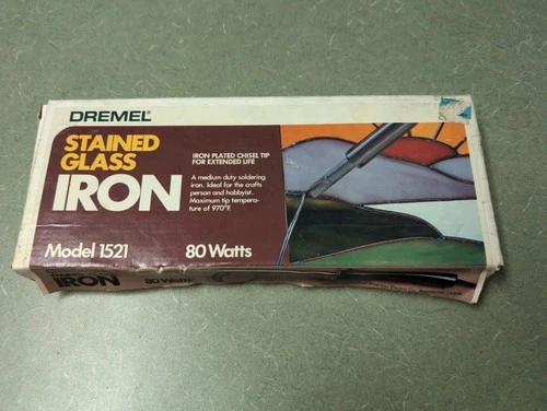 NOS Dremel Stained Glass Iron Model 1521 80 Watts