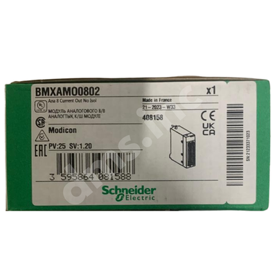 #ad #ad SCHNEIDER ELECTRIC MODICON BMXAMO0802 ANALOG OUTPUT MODULE $490.00