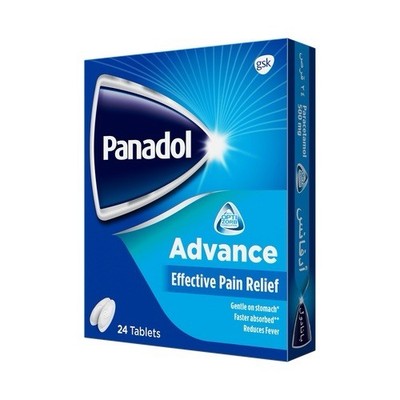 Panadol Advance Fast Absorption Optizorb Formula - Analgesia Relief - 24 Tablet