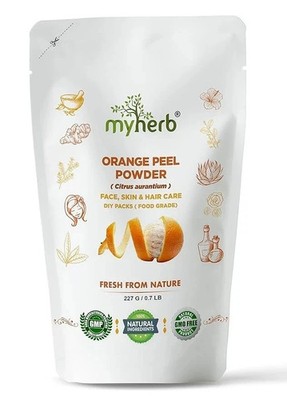 MYHERB Organic Orange Peel Powder | Vitamin C Skin & Hair Care 1 pack ( 227g )