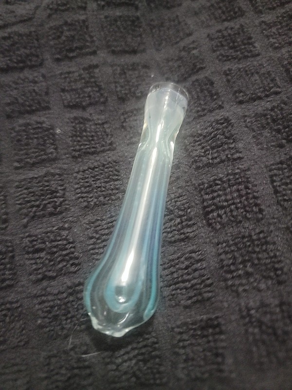 GLASS CHILLUM PIPE TOBACCO SMOKING
