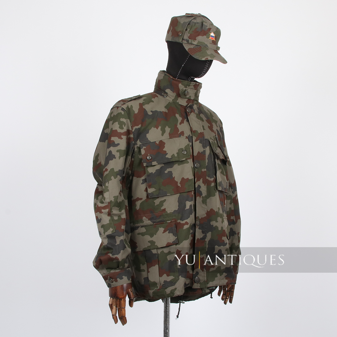Veste De Terrain Militaire Slovaque M97 – Camouflage Vintage, Poly-coton, Taille Unique