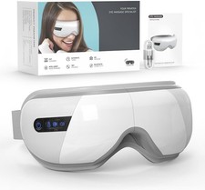Intelligence heated vibration eye massager - White, New Sealed Box