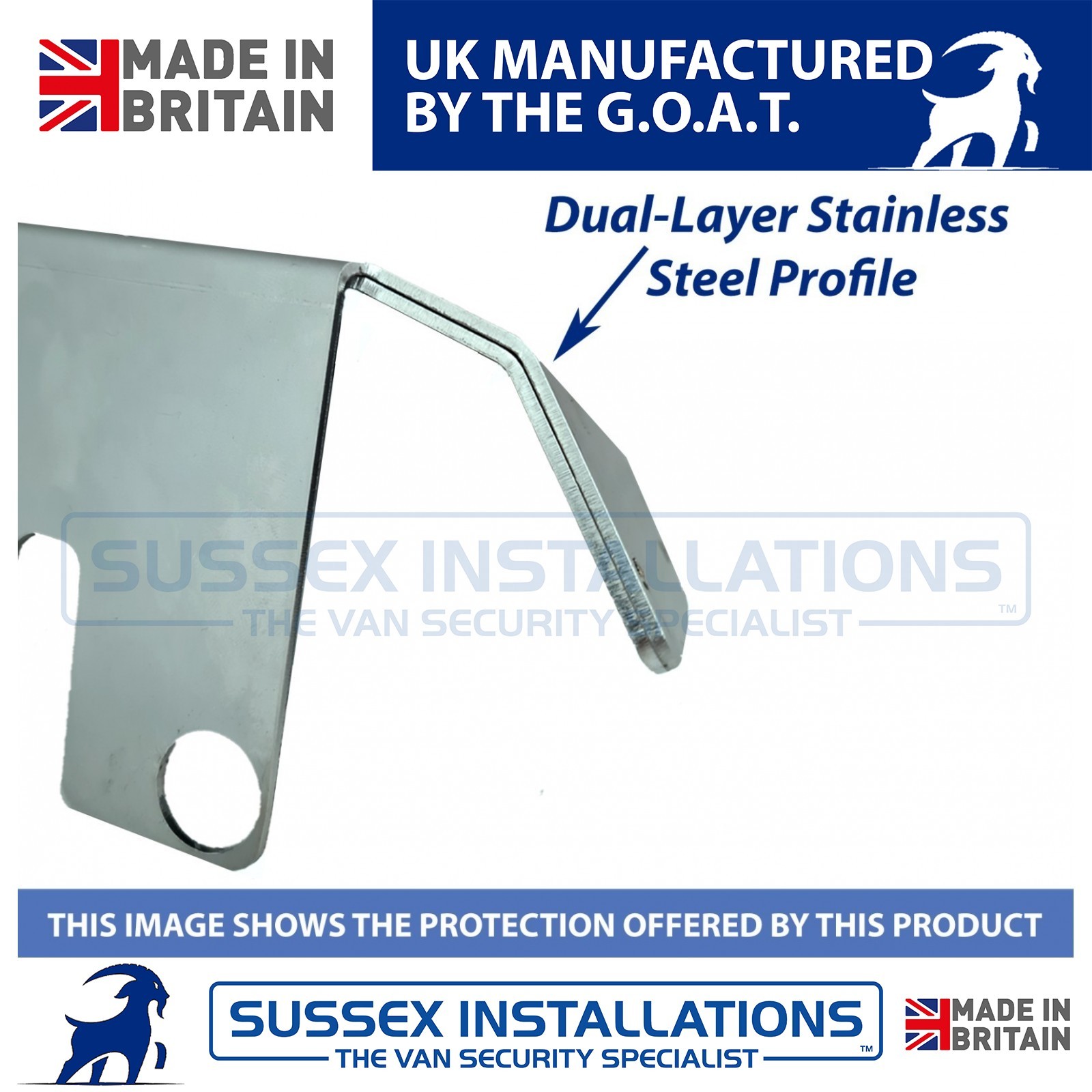 STEALTH Shield For Vauxhall Vivaro 2014-2019 Left Side Door Internal