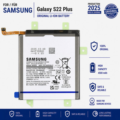 Original Akku für Samsung Galaxy S22 Plus  SM-S906B Batterie 4500 mAh