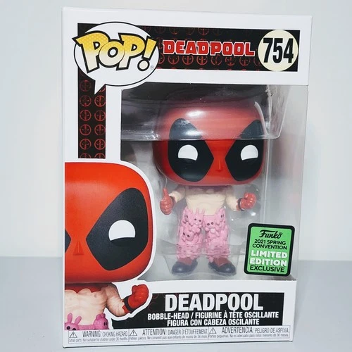 Funko Pop: Marvel - Deadpool (w/ Bunny Pants) #754 ECCC 2021 Exclusive
