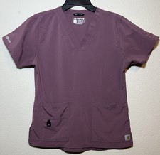 Carhartt Scrub Women's Force Cross-Flex Modern Fit Flex Small Purple