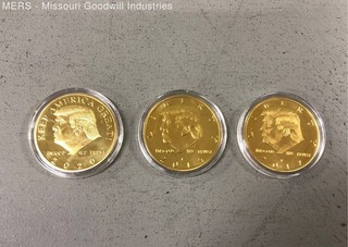 Lot of Trump Commemorative Coins