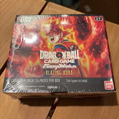 Case fresh: Dragon Ball Super Fusion World FB02 Blazing Aura Booster Box Sealed