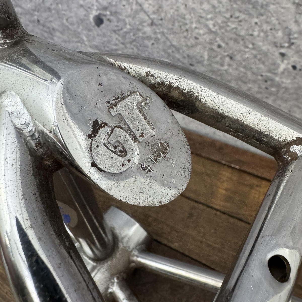 Vintage GT Mach One BMX Frame 20in Chrome CRMO 1980s Chromoly Race