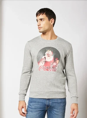 Sweat Coca Cola Gris Homme Taille XL Neuf et Authentique - Photo 1/4