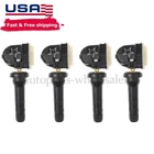 4PCS TPMS Tire Pressure Monitor Sensor 13598772 For Cadillac Chevy GMC Buick