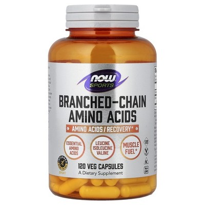 Now Foods Sports Branched Chain Amino Acids 120 Capsules GMP Quality Assured