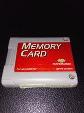 Memory Card PLUS Nintendo 64 N64 Memory Card Controller Pak by Performance