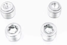 The Stop Shop Inverted flare steel plugs for 9/16"-18 & 1/2"-20 (2 of each size)
