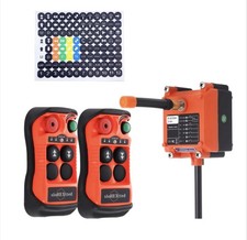 Kit Telecomando Gru a Soffione Industriale Wireless Canali 4 Pulsanti 12V 24...