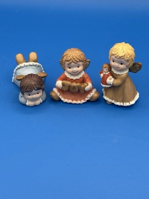 Vintage Joy Angels Figurines   Set of 3   1998   Adorable Collectibles   