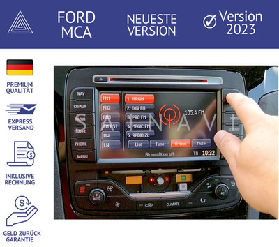 NEU für Ford MCA Navi SD-Karte Europa Focus Kuga Galaxy S-Max Mondeo