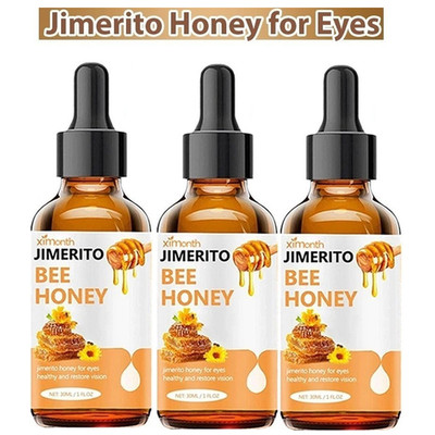 3Pack Jimerito Honey for Eyes-Jimerito Bee Honey Drops for Eyes Strain Red Eye
