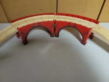 Wooden Railway Arched Curved Viaducts  Ascending Tracks VG Condition