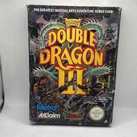 Double Dragon III &bull; Nintendo NES Game (1990) PAL A &bull; Complete In Box Boxed CIB 3
