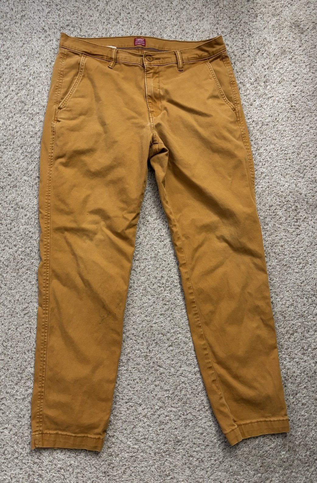 Levi's Pants Mens Size 34x29 Light Tan Brown XX Chino Relax Taper Pants Casual