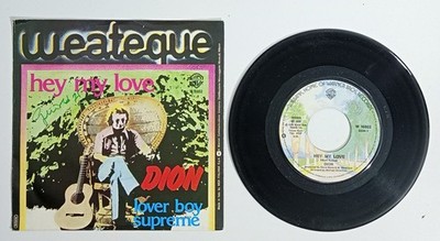 23788 45 Umdrehungen 7'' - Dion - Hey my love; Lover boy supreme - Warner 1976