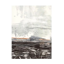 Canvas Wall Art Sunset Scribble I Abstract Print Home Office Decor