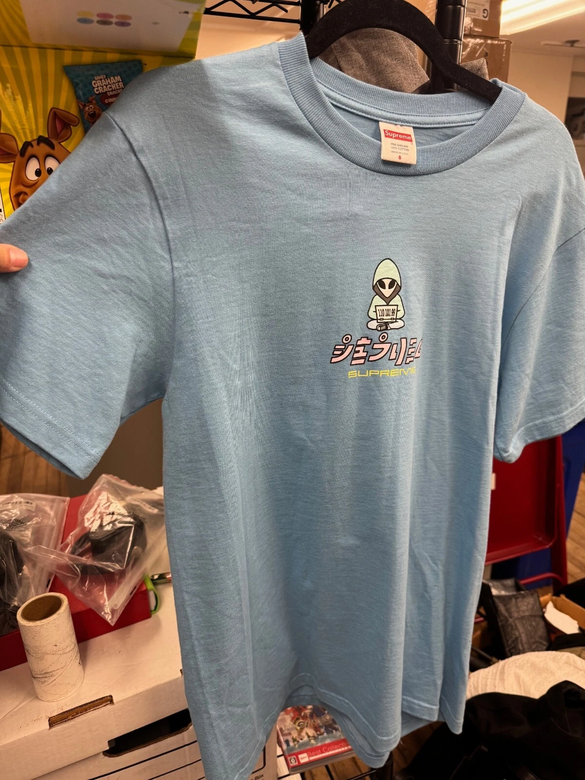 Tee shirt Supreme Alien ardoise légère (SS22T63) taille S
