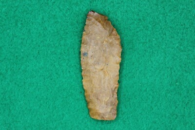 Paleo Agate Basin Point 2J21-7 Authentic Native Artifact Arrowhead