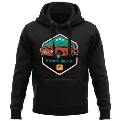 DELUXE SWEATSHIRT SCHWARZ - REGIMENT DU GENIE - GTA V